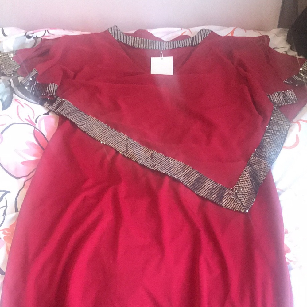 Red dress